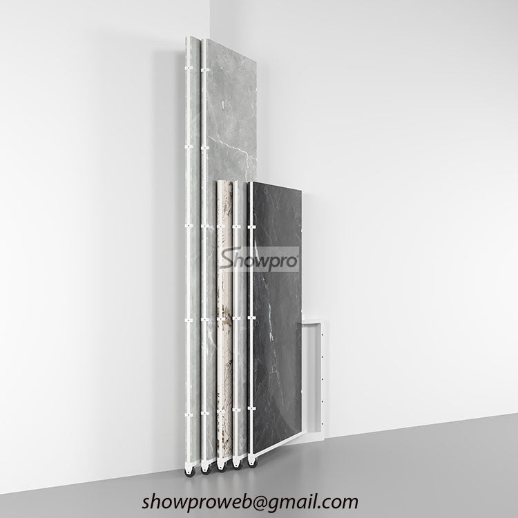 porcelain tiles display stand granite sample display racks