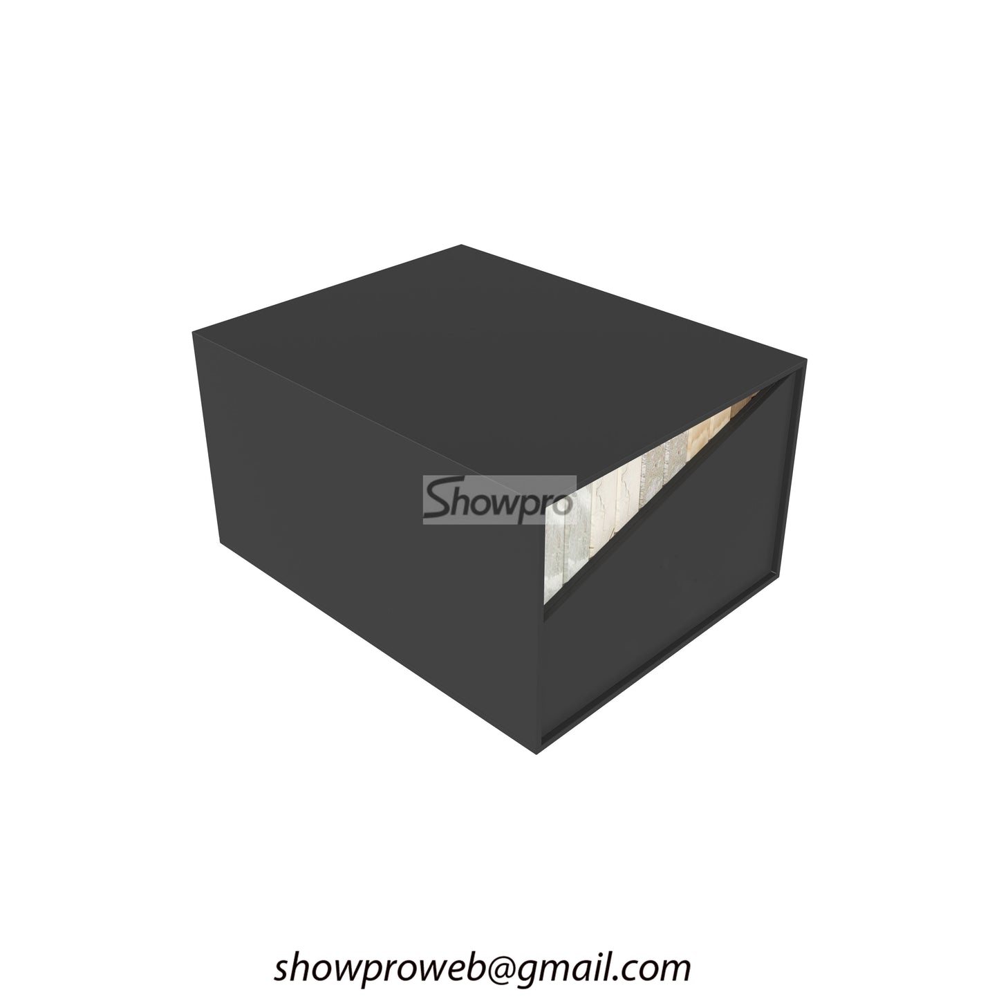 granite sample box