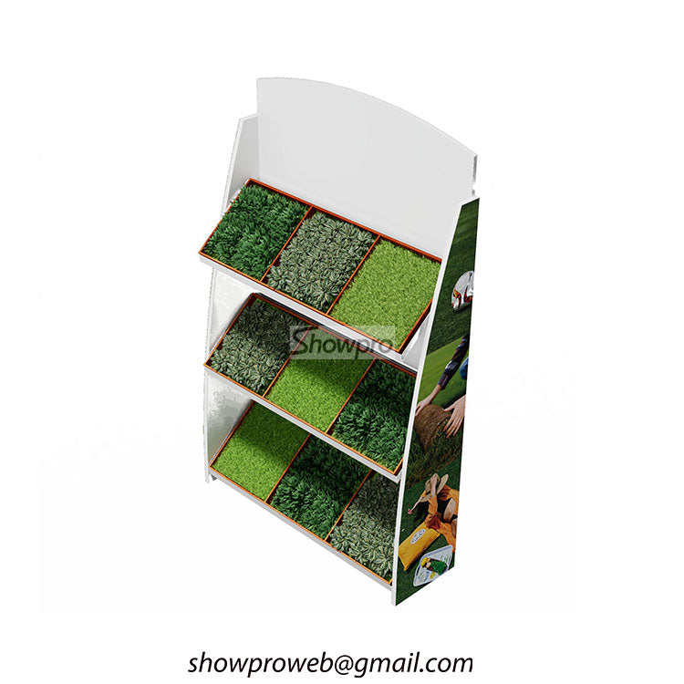 metal display stand for artificial grass