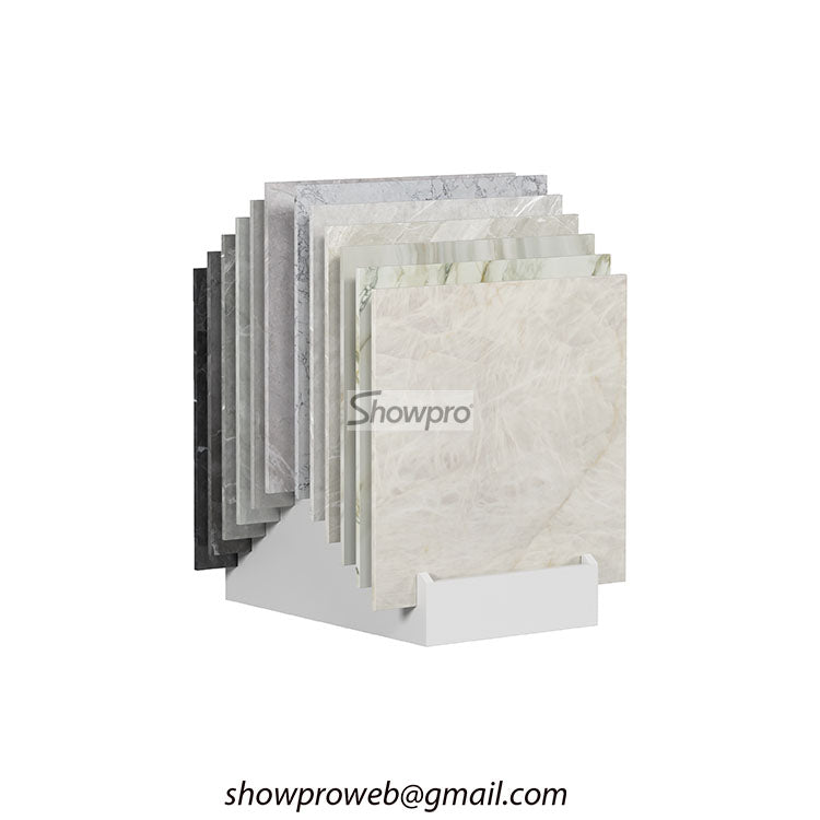 ceramic display stand simple display rack for stone