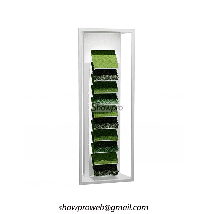 Hot sale artificial turf display rack