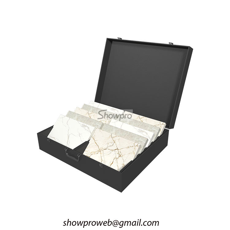 tile sample suitcase