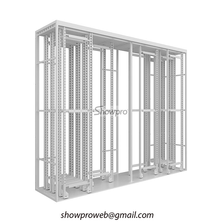 Custom tiles display rack large sliding display stand