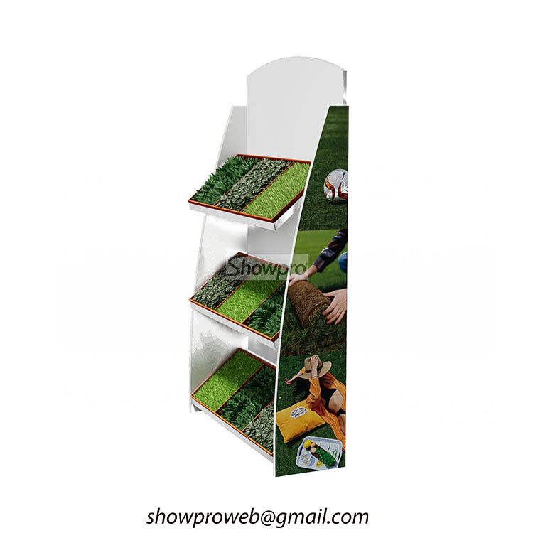 metal display stand for artificial grass