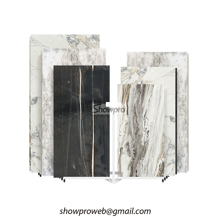 marble display stand for shop tile display racks for sale