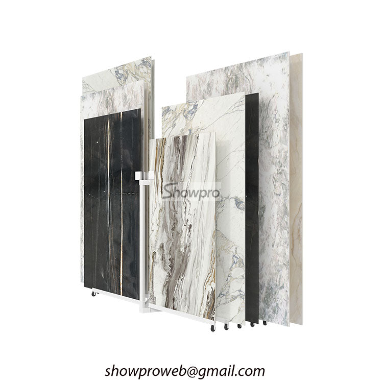 marble display stand for shop tile display racks for sale