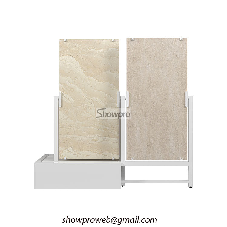 tiles rotating display stand stone pull out displays