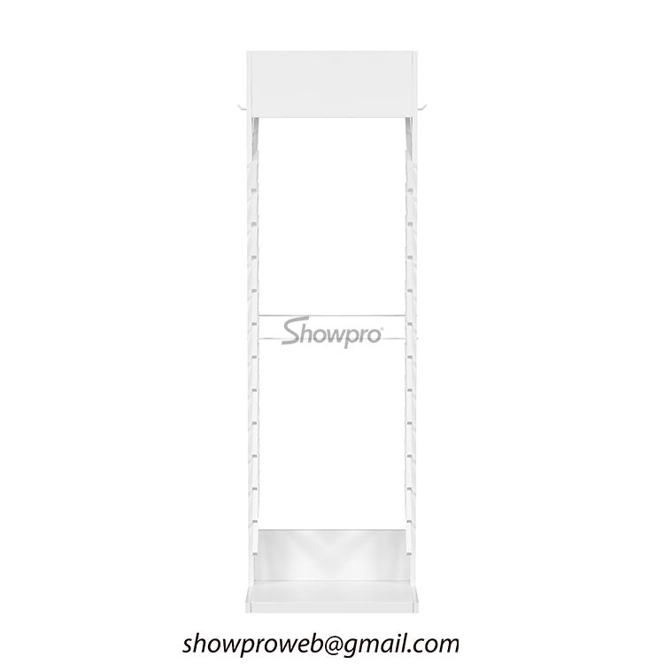 wooden tiles display rack vertical display stand