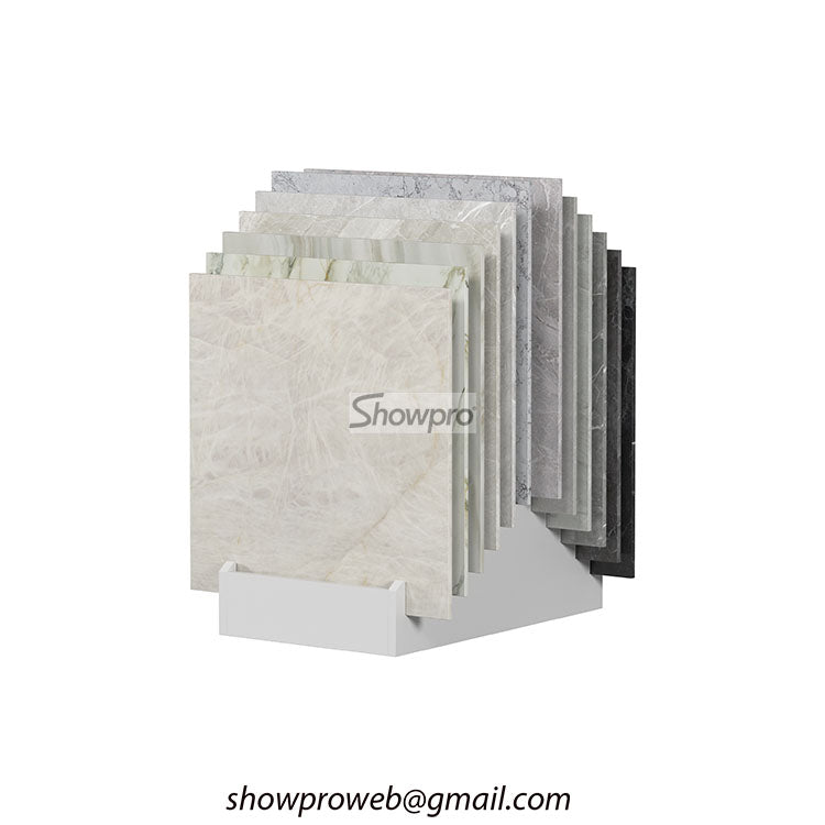 ceramic display stand simple display rack for stone