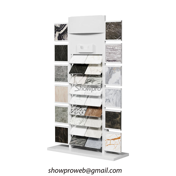 quartz sample display stand tiles display rack
