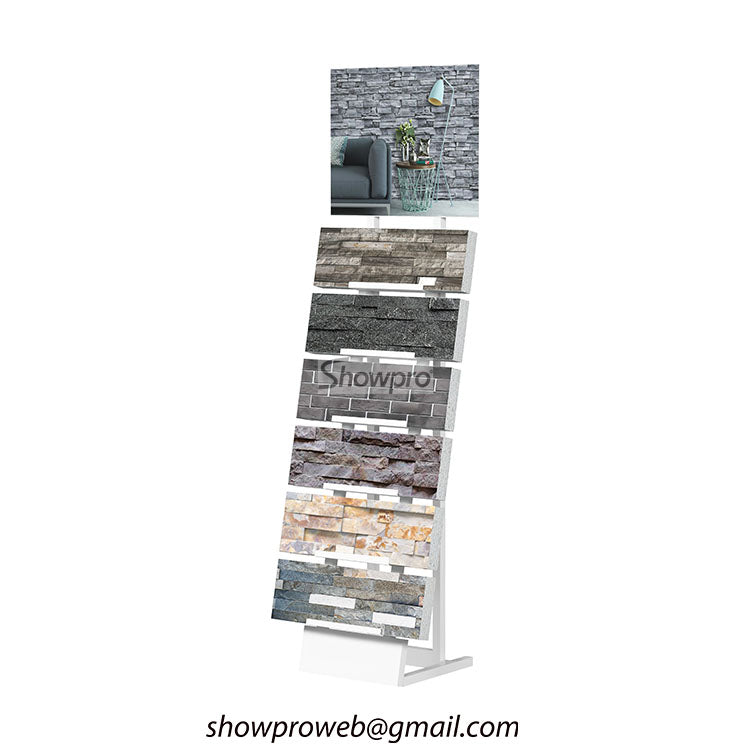 Custom branded display for manufactured stone manufacturers