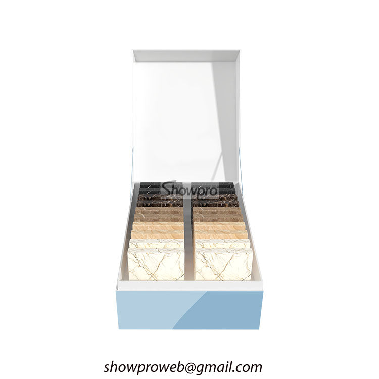 Tile sample box cheap stone display boxes