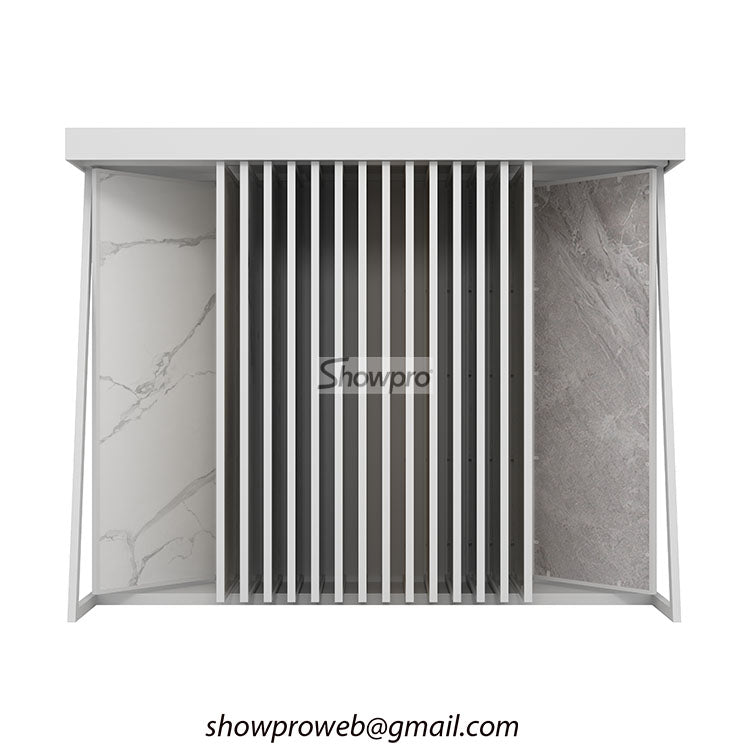 ceramic tiles flipping display stand stone display rack