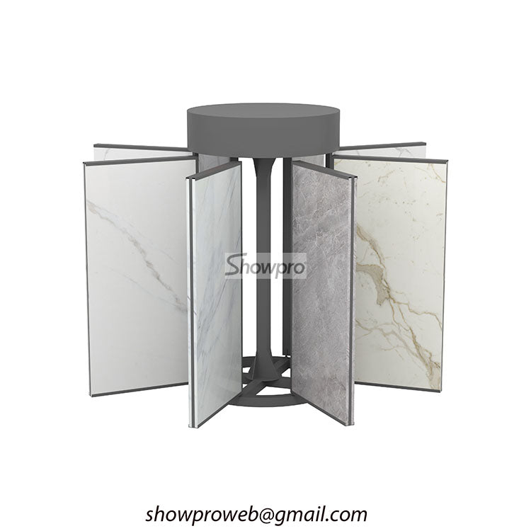 granite stone flip display stand tile display rack