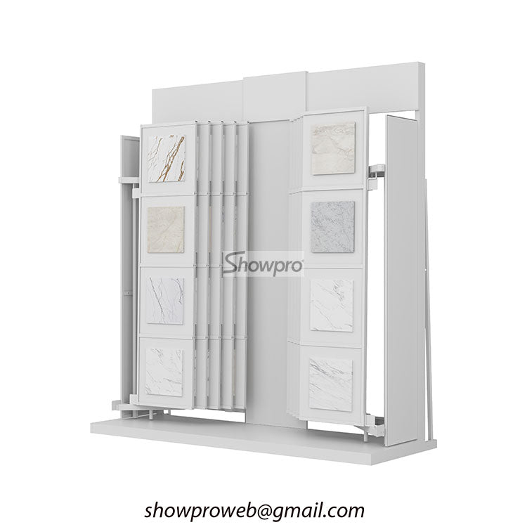 tiles flip display stand ceramic display solutions