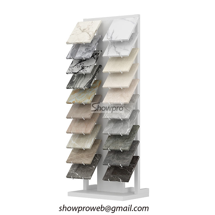 Granite sample display racks stone storage rack