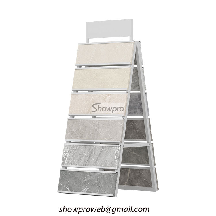 tiles display stand sample stone display solution