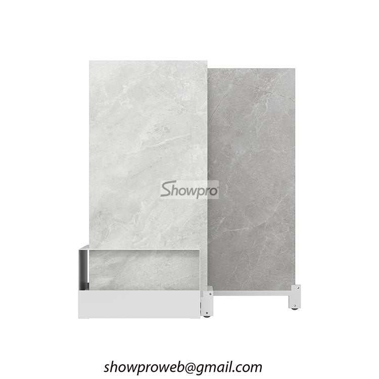 simple quartz display stand stone display ideas