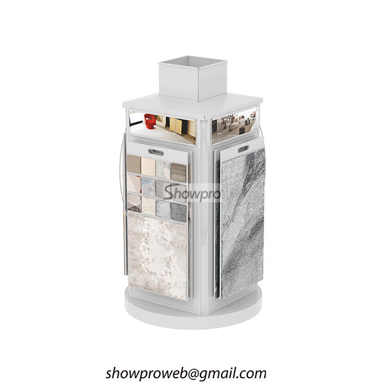 Commercial rug display rack carpet display stand factory