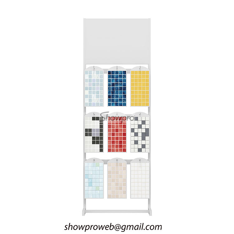 mosaic samples hanging display rack wholesale