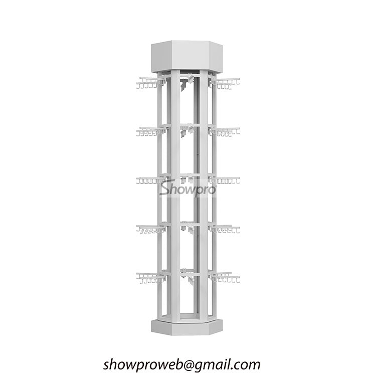 Vertical tile mosaic display stands manufacturer