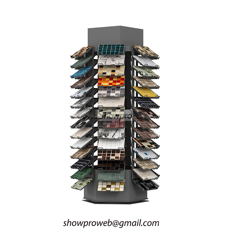 Mosaic showroom display stand supplier