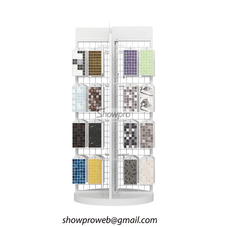 Mosaic ceramic tile display stands supplier