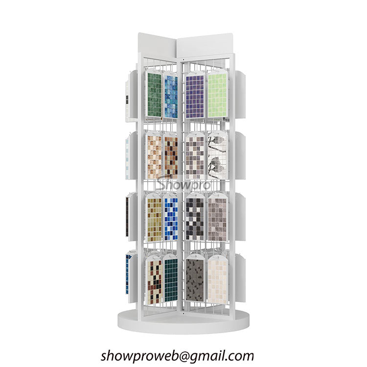Mosaic ceramic tile display stands supplier