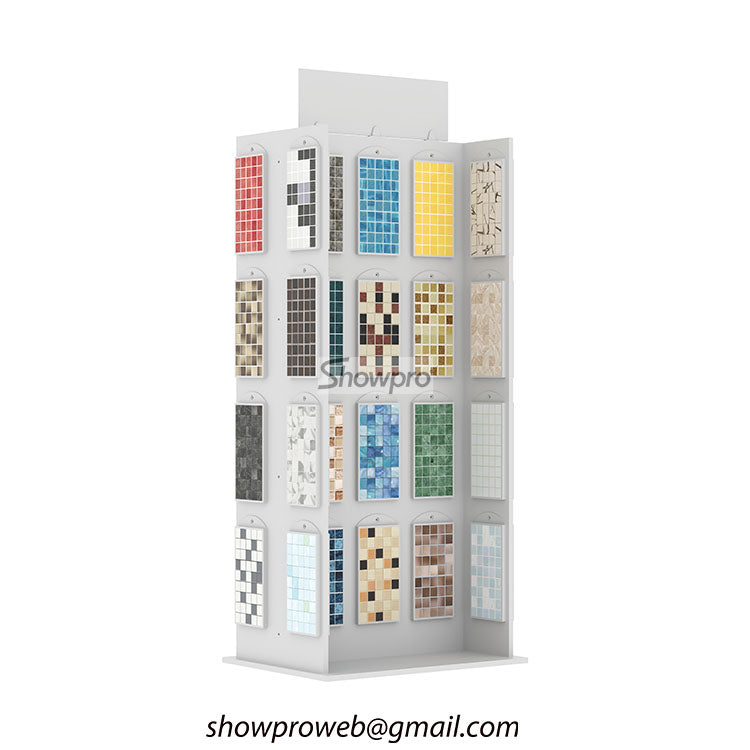 mosaic tiles display stand for showrooms