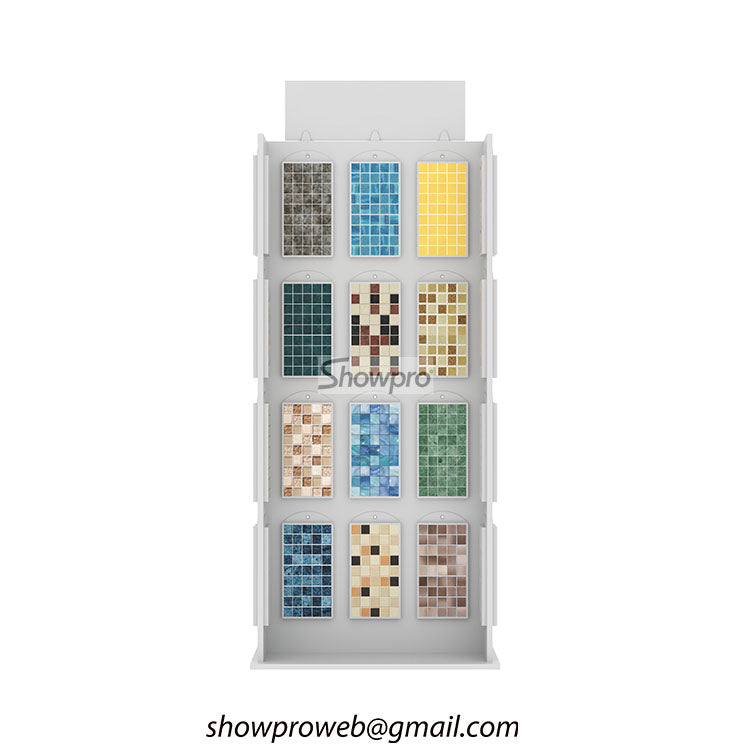 mosaic tiles display stand for showrooms