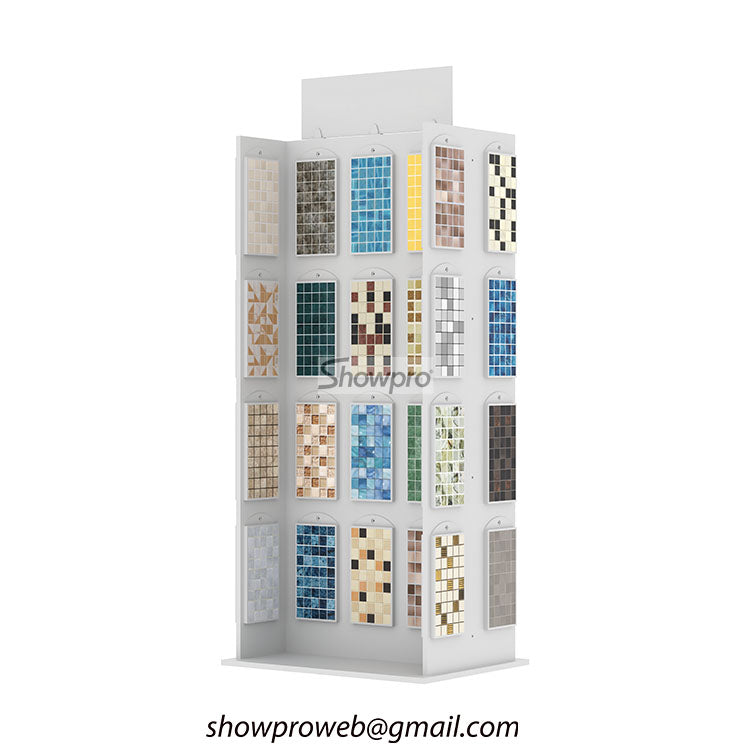 mosaic tiles display stand for showrooms
