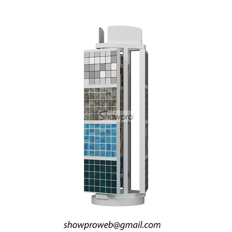 mosaic tiles rotating display rack factory
