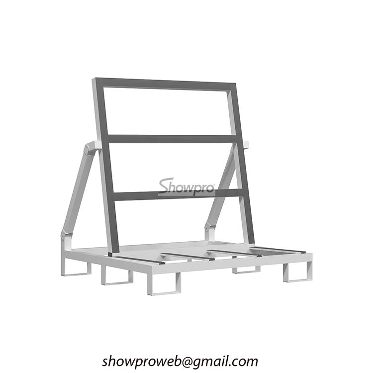 Durable granite slab display stand tile storage rack