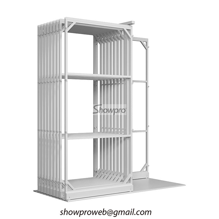 porcelain tiles sliding displays marble display rack
