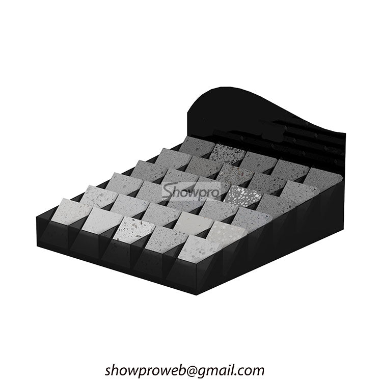Acrylic sample stone display stand stone presentation