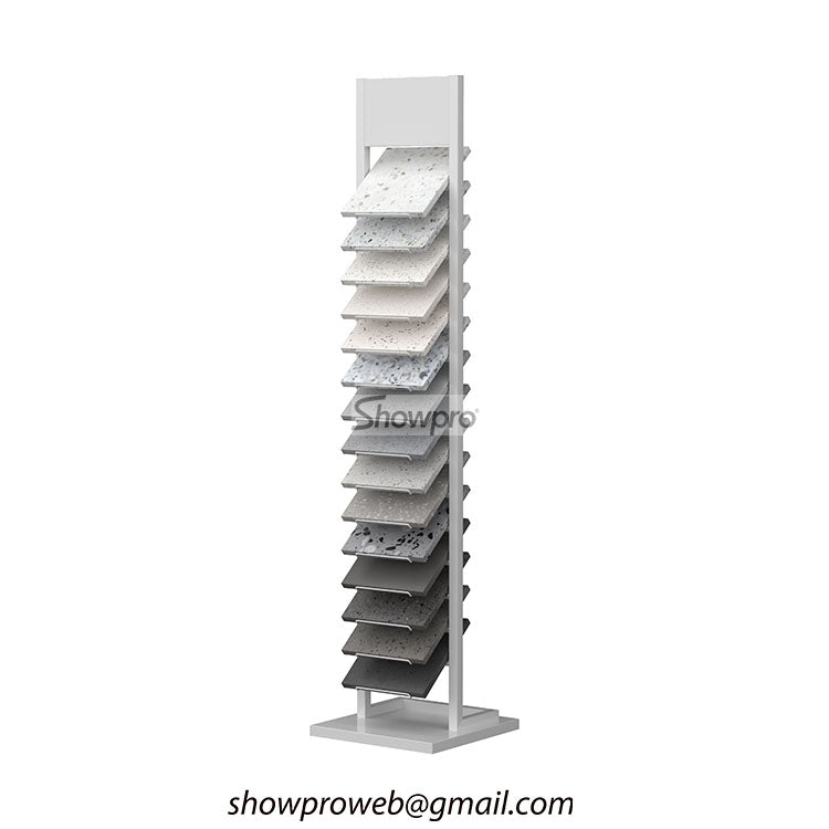 Marble sample stone display racks factory