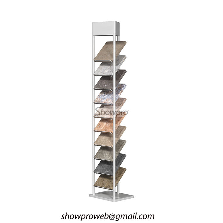 Durable display stands for heavy ceramic tiles