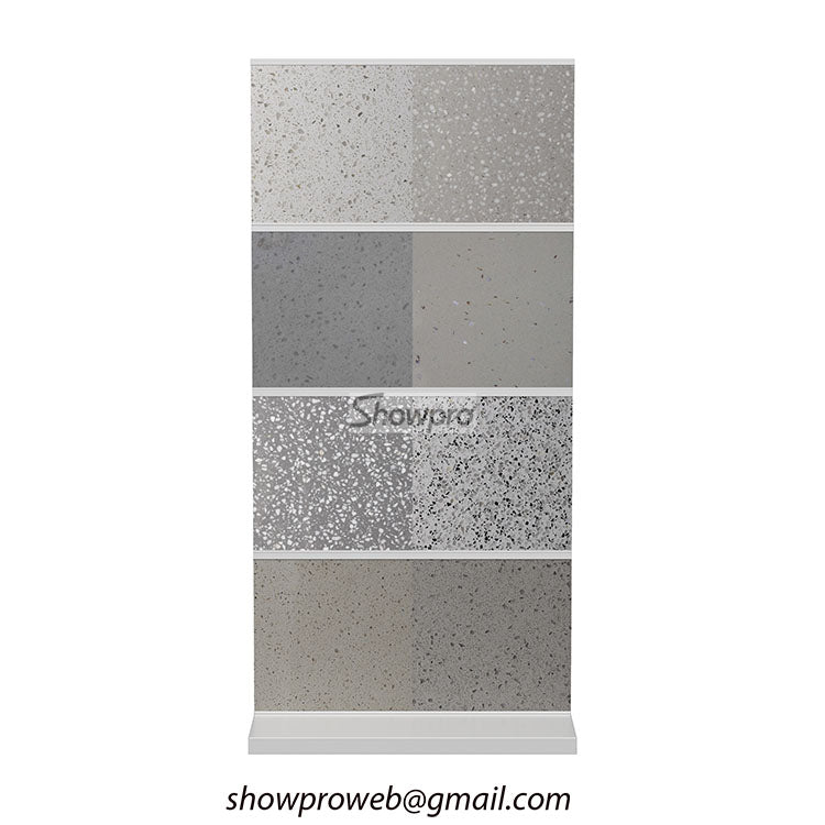sample stone display rack tiles shop display