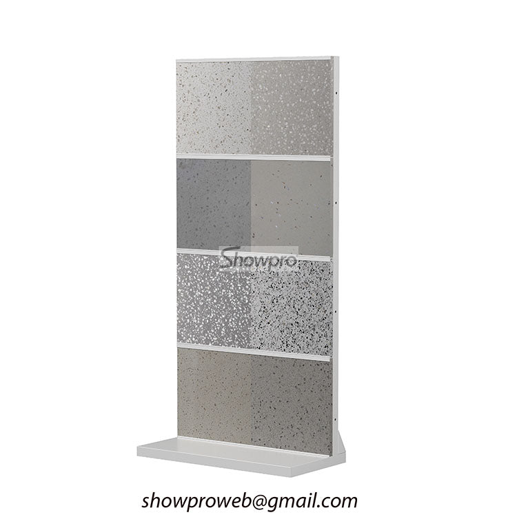 sample stone display rack tiles shop display