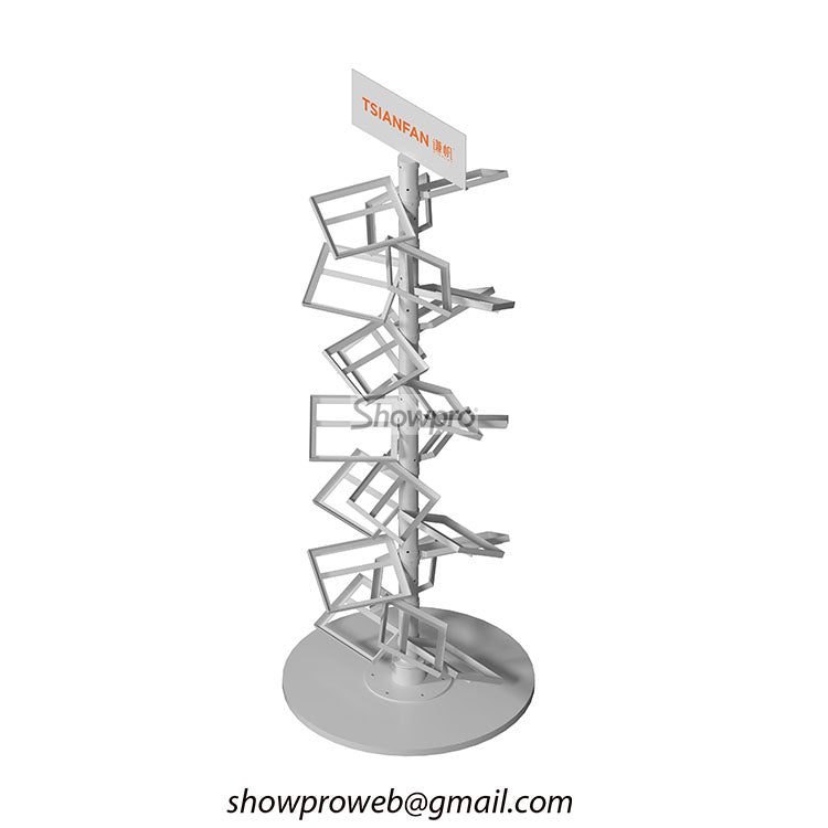 tiles sample rotating display stand stone floor racks