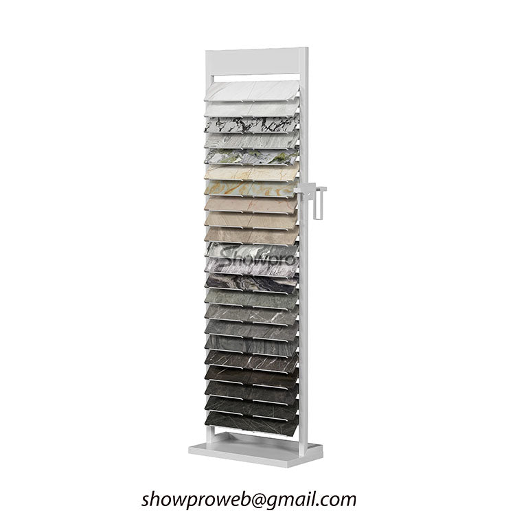 Marble sample stone display stand for sale