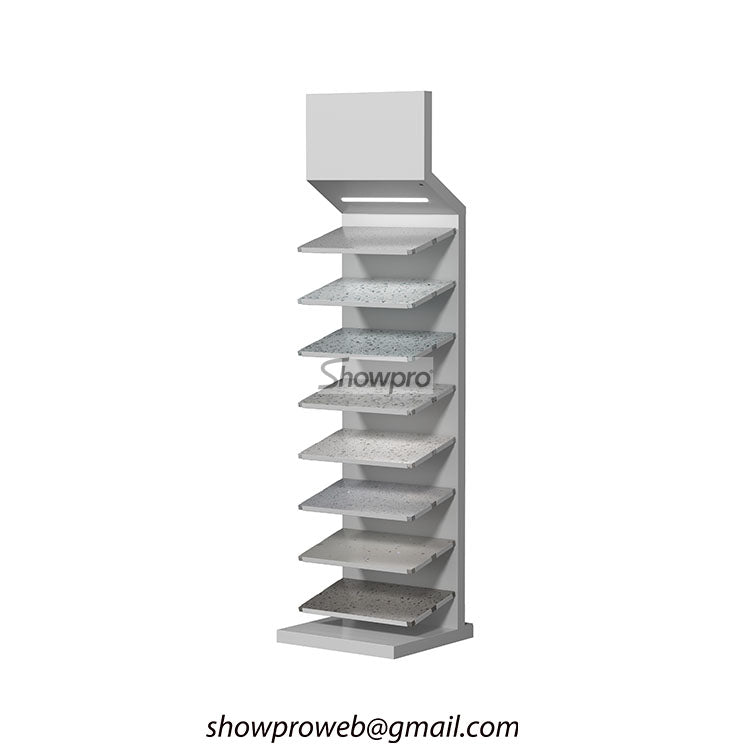 Tile sample display ideas granite stone displays