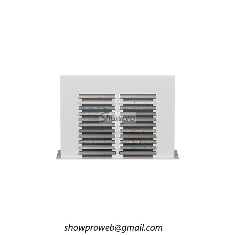 ceramic tiles simple display stand stone displays