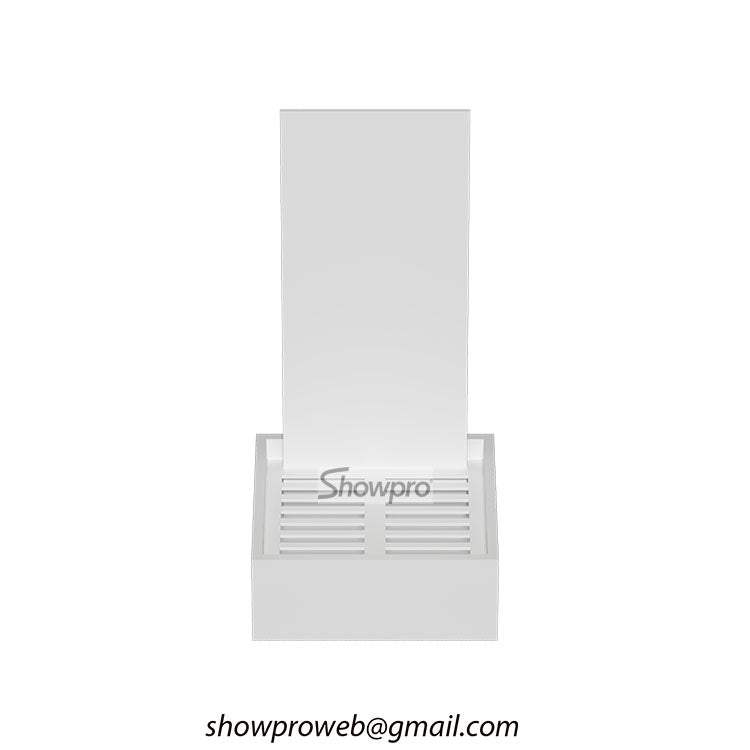 Modern tile showroom design stone sample display