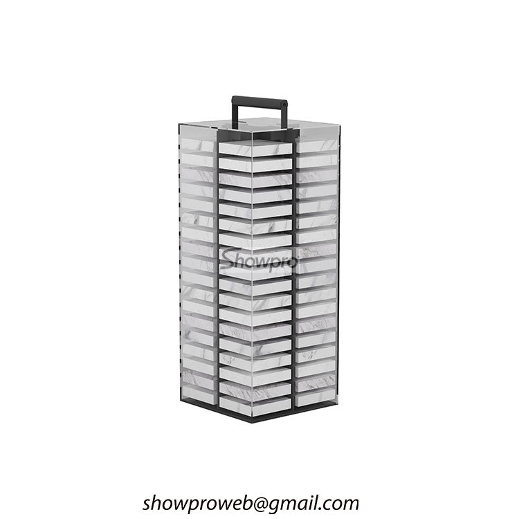 portable stone display rack
