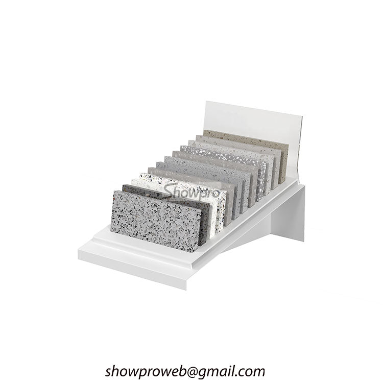 stone tiles display stand tile showroom display ideas
