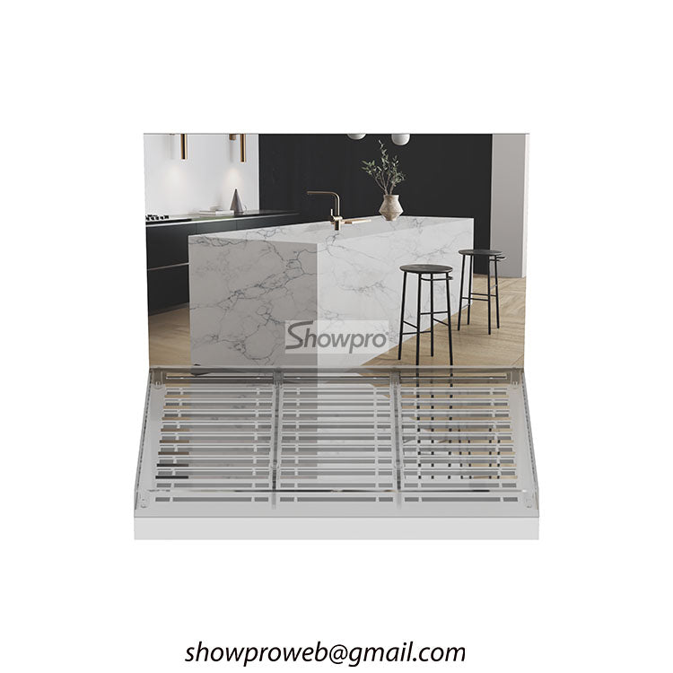 Stone sample display rack granite display props