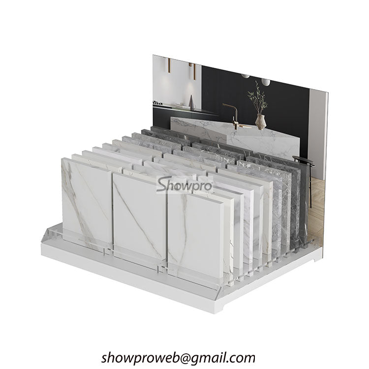 Stone sample display rack granite display props