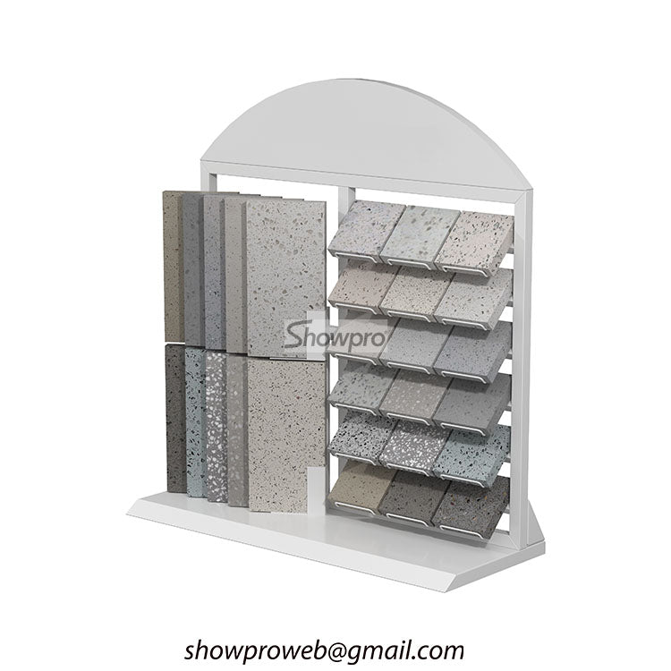 High quality marble sample display stone display stand