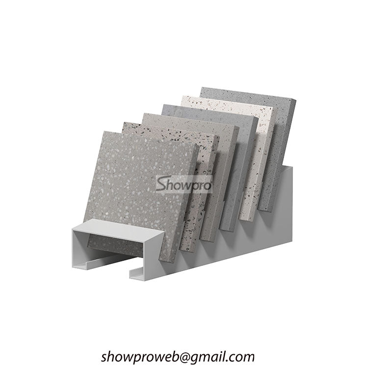 Tile countertop display stand for tile distributors